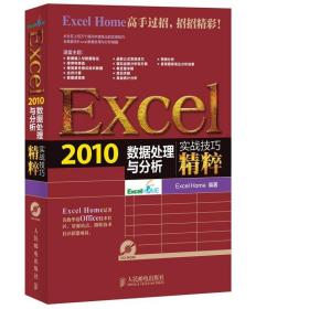 Excel 2010数据处理与分析实战技巧精粹