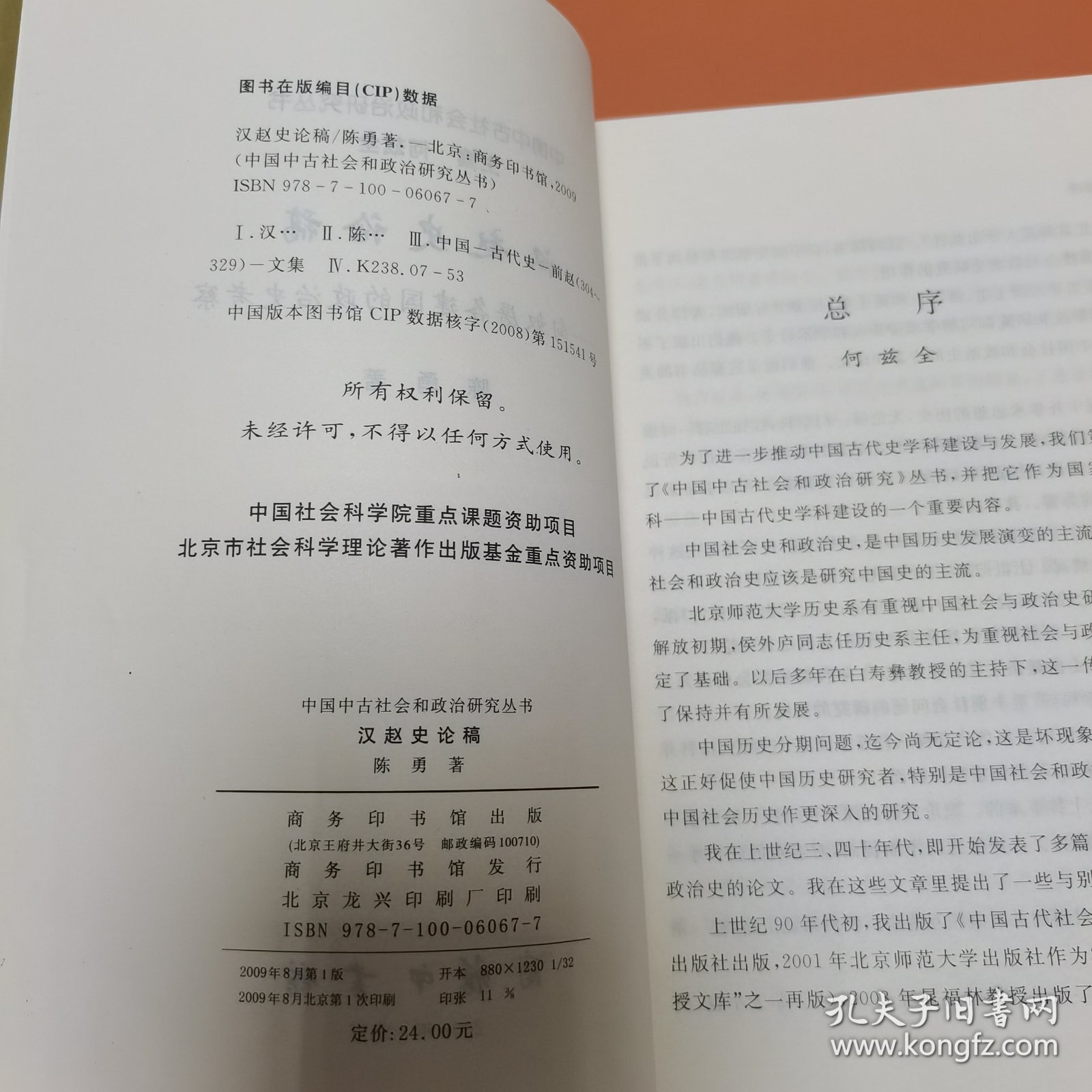 汉赵史论稿：匈奴屠各建国的政治史考察