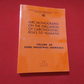 IARCMONOGRAPHSONTHEEVALUATIONOFCARCINOGENICRISKSTO HUMANS ( 国际癌症研究机构IARC关于人类致 癌风险平估的专著）第60册