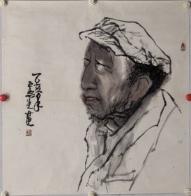 吴宪生 68/68 托片 “新浙派人物画”第二代中坚人物。1954年7月生于安徽省宁国，曾担任中国美术学院成教学院院长。现为中国美术学院中国画系硕士导师、教授；中国美术家协会会员；浙江省美术家协会理事；浙江画院特聘画家。