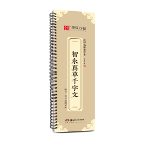 华夏万卷字帖近距离临摹字卡智永真草千字文字帖成人初学者草书钢笔硬笔毛笔临摹书法字帖