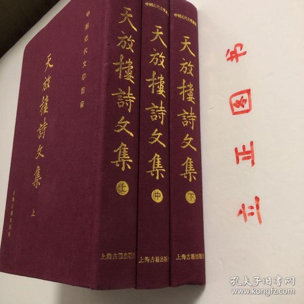 天放楼诗文集（全三册）：中国近代文学丛书