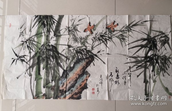 王鸿祥 花鸟国画作品（四尺整张）