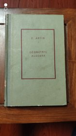 英文数学：E. ARTIN GEOMETRIC ALGEBRA（几何代数学）