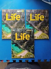 Life 3 附光盘  National Geographic Society; Student edition + Teacher's Guide + WORKBOOK   3本合售   9781305256194