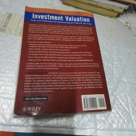 英文原版 Investment Valuation：Tools and Techniques for Determining the Value of Any Asset, Second Edition, University Edition 内有少许记号笔划线