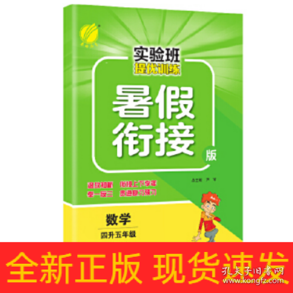 春雨教育·2017实验班提优训练暑假衔接版 四升五年级 数学 小学 人教版 RMJY