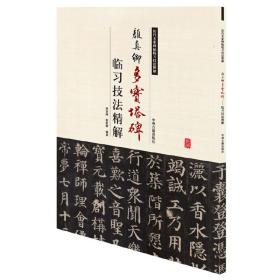 颜真卿多宝塔碑临习技法精解——历代名家碑帖临习技法精解