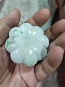 珍品翡翠粉盒