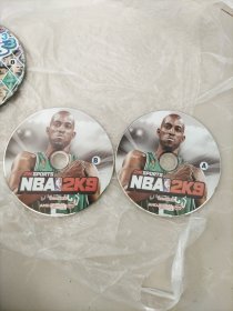 游戏光盘，NBA2K9，2裸碟，