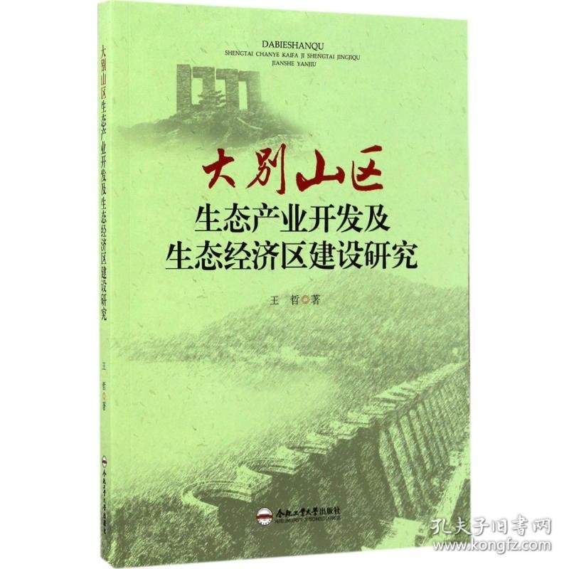 大别山区生态产业开发及生态经济区建设研究 9787565033551