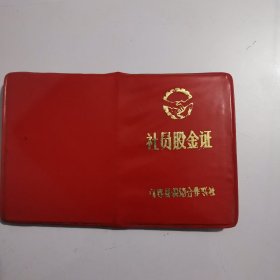1984年镇江市句容县社员股金证