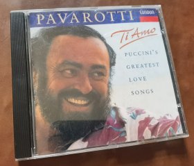 帕瓦罗蒂 蒂阿莫：普契尼 爱情歌曲 PAVAROTTI TI AMO CD(光盘全新无划痕)