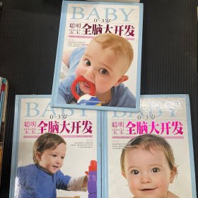 0-3岁聪明宝宝全脑大开发(3卷)瑕疵破损如图介意勿拍