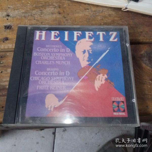 CD：HEIFETZ（一张碟）（没有歌词）【二手 看图下单 售出不退换】