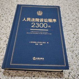 人民法院诉讼程序2300问