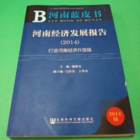 河南蓝皮书：河南经济发展报告（2014）（打造河南经济升级版）