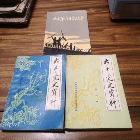 大丰党史资料 第六辑、第七辑；+大丰革命斗争故事（3本合售！）