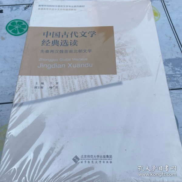 普通高等师范院校汉语言文学专业系列教材：中国古代文学经典选读