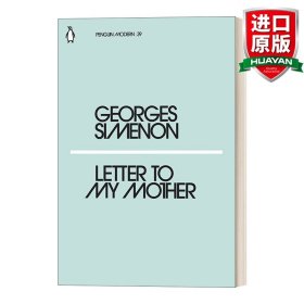 英文原版 Letter to My Mother 致母亲的信 乔治·西默农 企鹅现代经典小绿书系列 英文版 进口英语原版书籍