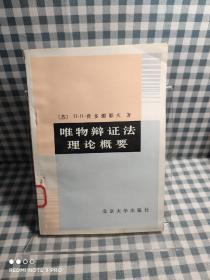 唯物辩证法理论概要 【1983年一版一印， 馆藏干净未阅，品好如新】