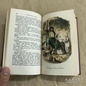 1945英文原版 ，狄更斯小说集，John leech插图本，布面精装