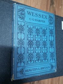 1911年，《威塞克斯风物志》，12幅彩色插图，布面精装