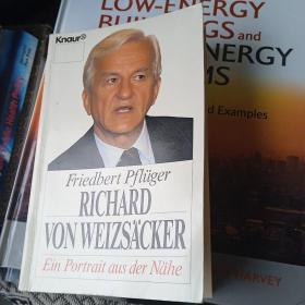 Richard von Weizsacker.Profile eines Mannes 德国总统里夏德.冯.魏茨泽克传 德文原版 签名