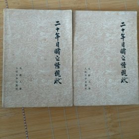 二十年目睹之怪现状 上下册