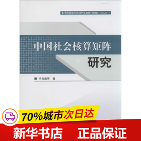 中国社会核算矩阵研究