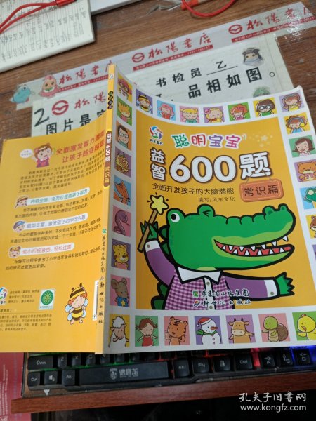 聪明宝宝益智600题·常识篇（一套涵盖全学科知识的低幼益智游戏图画书）