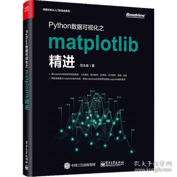python数据可视化之matplotlib精进 网络技术 刘大成 新华正版