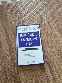 HOW TO WRITE A MARKETING PLAN