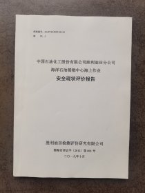 海上作业安全现状评价报告