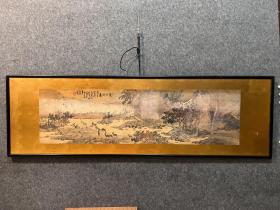 【田能村直入】 
1814 - 1907（文化十明治四十）94歲。本
姓三宮，幼名傳太、鬆太，名痴，字顧絕，號小虎、小虎散 人、笠翁、青灣漁老、青灣茶寮、青椀、直入山樵、山樵、 畫仙堂、竹翁居士。豐後國（今大分縣）生人。9歲入田 能村竹田門下，後成為其養子，並易姓田能村。儒學從 師籙崎小竹、大鹽後素