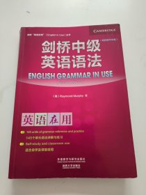 剑桥中级英语语法(第四版中文版)(剑桥英语在用丛书) 书内有笔记！