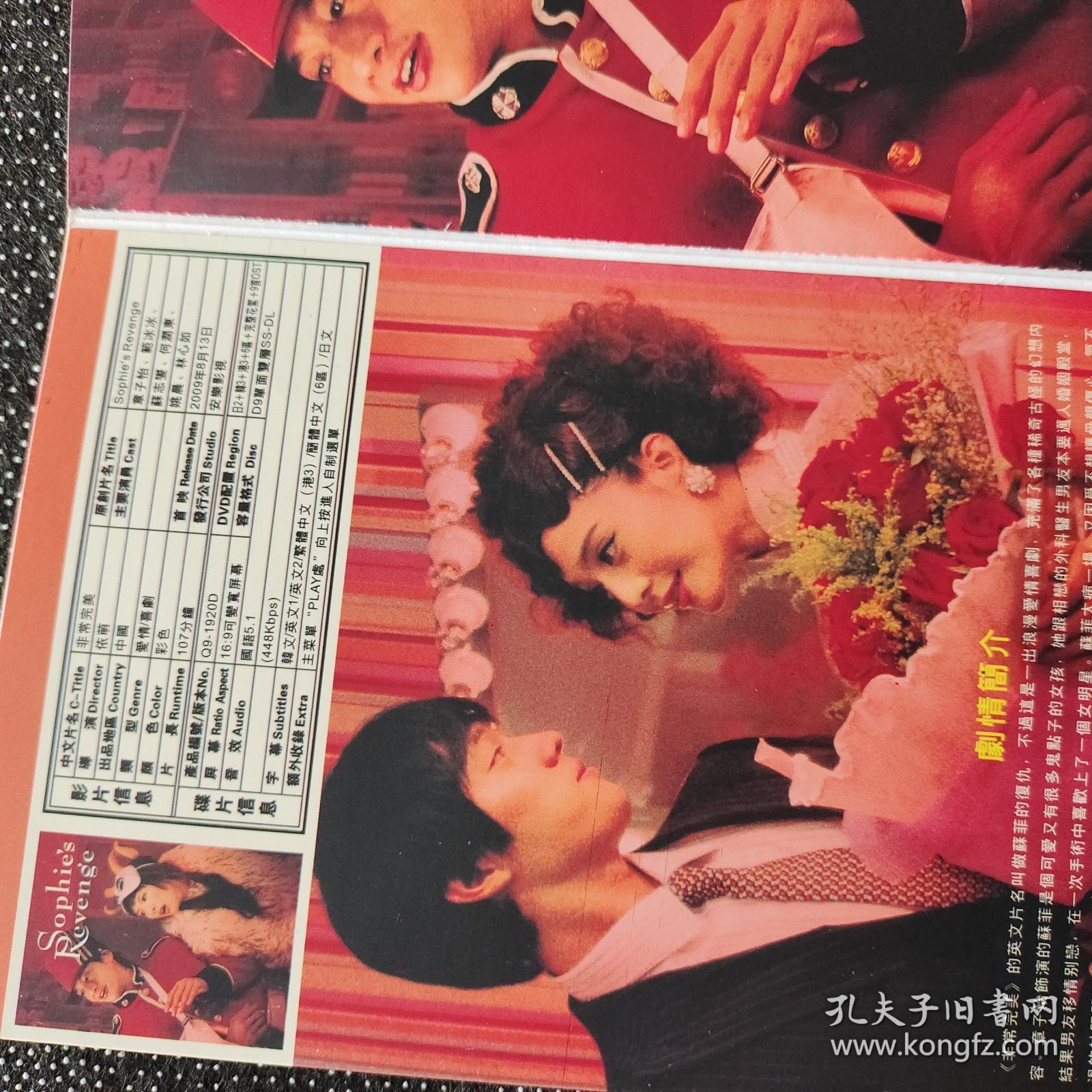 电影《非常完美》1DVD9 范冰冰/章子怡/苏志燮/何润东/姚晨/林心如