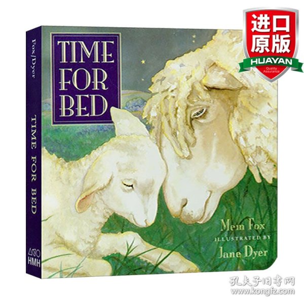 英文原版 Time for Bed  该睡觉了 吴敏兰百本书单 纸板书 英文版 进口英语原版书籍