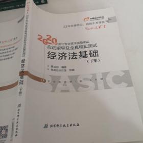 东奥初级会计2020 轻松过关1 2020年应试指导及全真模拟测试经济法基础 (上下册)轻一