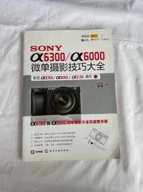 SONY α6300/α6000微单摄影技巧大全 有笔迹