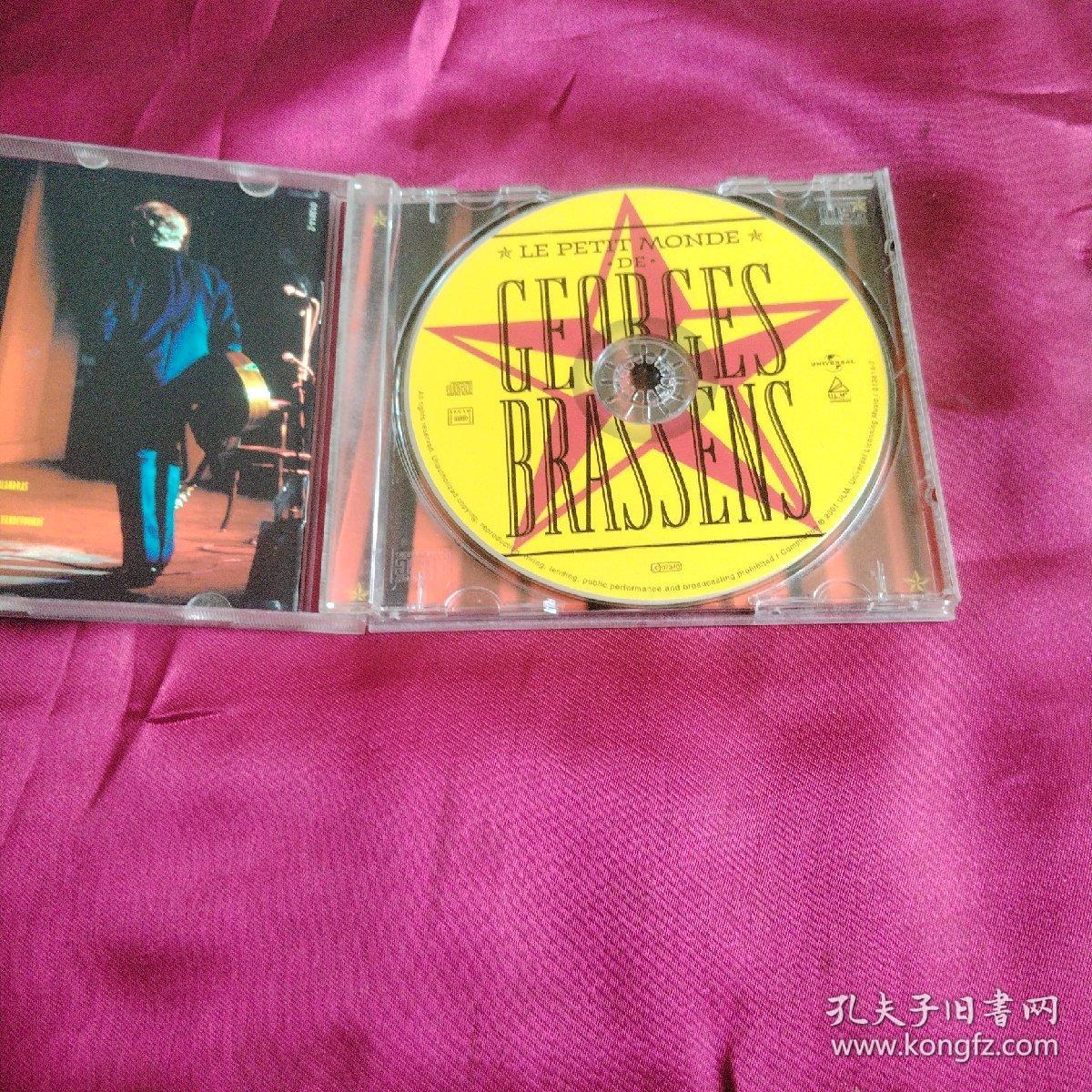 GEORGES  BRASSENS  EU版CD拆封盘面无痕。