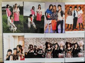 S H E，华语流行乐女子演唱组合，任家萱（Selina）、田馥甄（Hebe）、陈嘉桦（Ella）共116张合售（其中包括8张6寸），照片均是早期杂志社原版5寸老照片，实物拍摄有现货，要了可以直接下单。 抽6-2-014