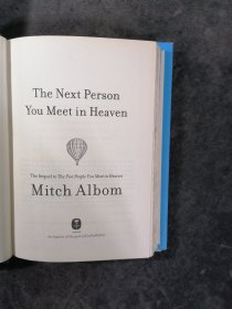 The Next Person You Meet in Heaven：The Sequel to The Five People You Meet in Heaven（精装）毛边本