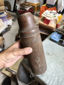 民国铜外壳暖水瓶，品不错