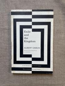 Exile and the Kingdom 流放与王国 加缪短篇小说集【帕慕克作序。英文版第一次印刷，非轻型纸】