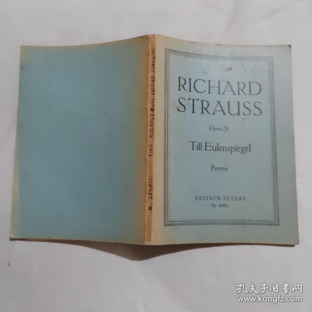 RICHARD  STRAUSS  Opus 28  Till Eulenspiegel