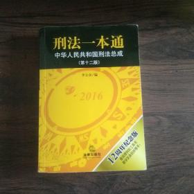 刑法一本通：中华人民共和国刑法总成（第十二版）