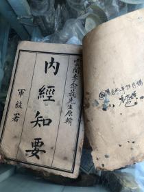 上海印的中医古籍：内经知要（卷上）