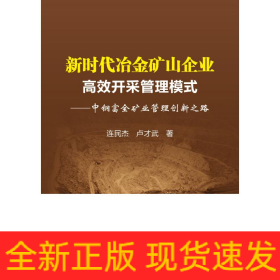 新時代冶金礦山企業(yè)高效開采管理模式:中鋼富全礦業(yè)管理創(chuàng)新之路