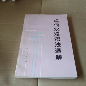 现代汉语语法通解